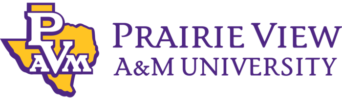 White background with purple and yellow words and state of Texas
